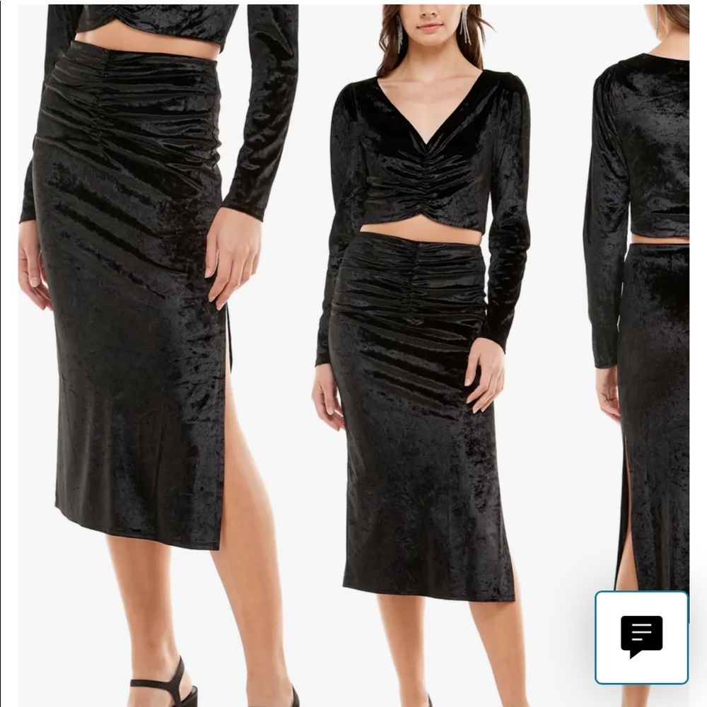 x Emma Rose Samantha Midi Skirt and Crop Top